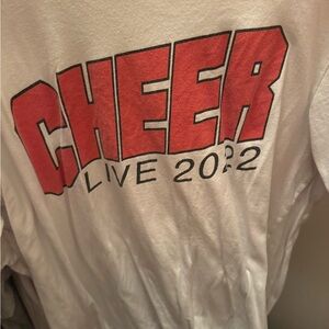 White Cheer Live 2022 T-Shirt